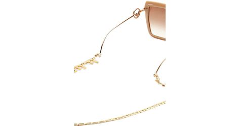 fendi sunglasses with chain